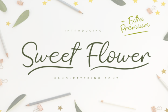 Sweet Flower Font Poster 1