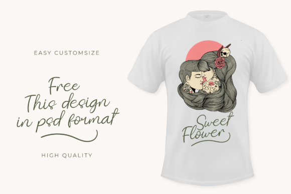 Sweet Flower Font Poster 4