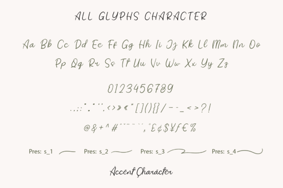 Sweet Flower Font Poster 6