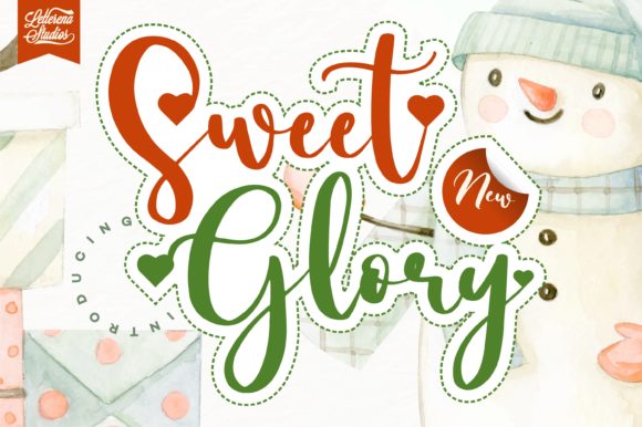 Sweet Glory Font Poster 1
