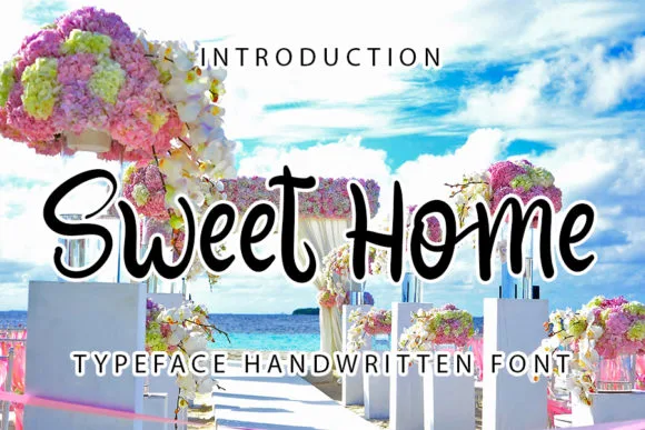 Sweet Home Font Sweet Home Font Poster 1