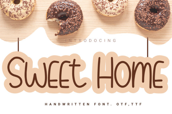 Sweet Home Font Poster 1