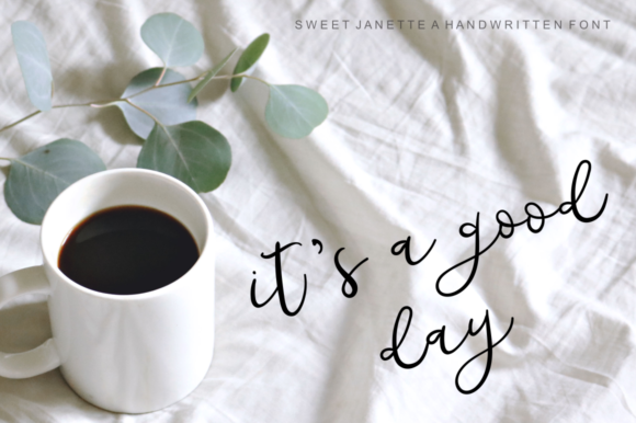 Sweet Janette Font Poster 7