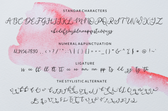 Sweet Janette Font Poster 10
