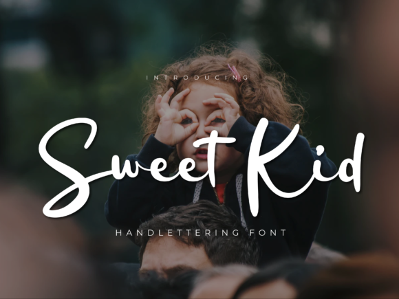 Sweet Kid Font Poster 12