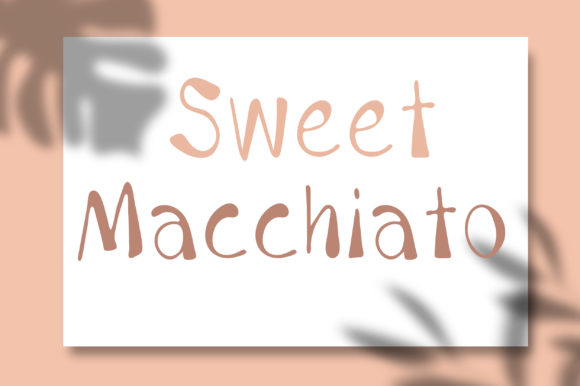 Sweet Macchiato Font Poster 1