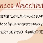 Sweet Macchiato Font Poster 7
