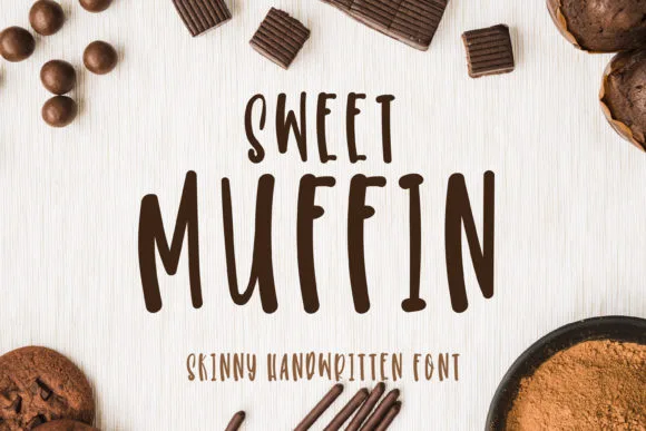 Sweet Muffin Font Sweet Muffin Font Poster 1