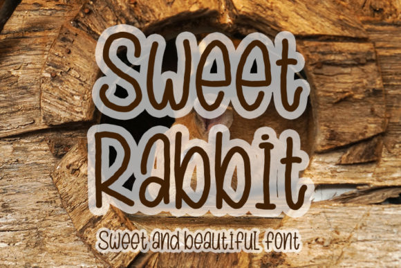Sweet Rabbit Font Poster 2