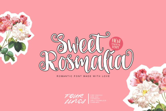 Sweet Rosmalia Font Poster 1