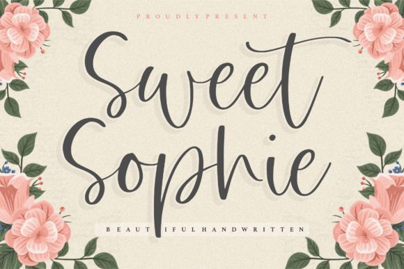 Sweet Sophie Font Poster 1