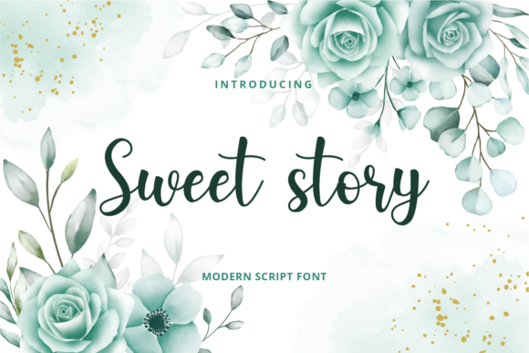 Sweet Story Font Poster 1