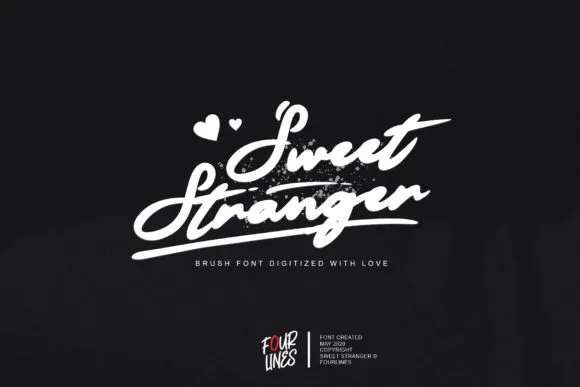 Sweet Stranger Font Sweet Stranger Font Poster 1