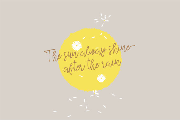 Sweet Sunshine Font Poster 2