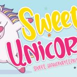 Sweet Unicorn Font Poster 1