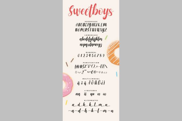 Sweetboys Font Poster 6