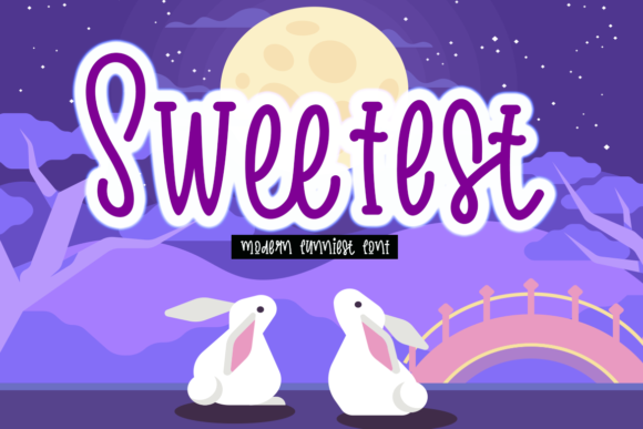 Sweetest Font Poster 1