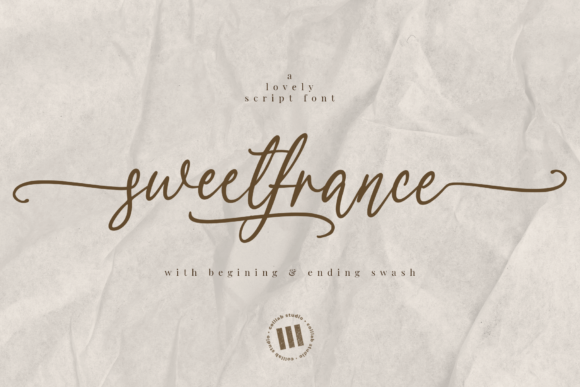 Sweetfrance Font Poster 1