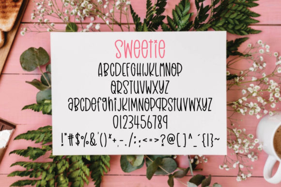 Sweetie Font Poster 5