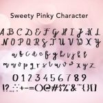 Sweety Pinky Font Poster 4