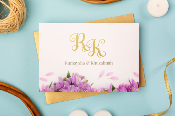 Swirly Letters Font Poster 3