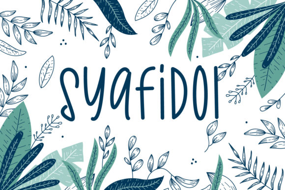 Syafidol Font Poster 2
