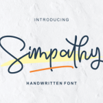 Sympathy Font Poster 1