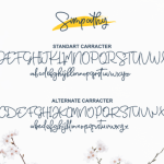 Sympathy Font Poster 8