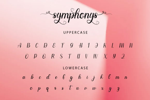 Symphonys Font Poster 4