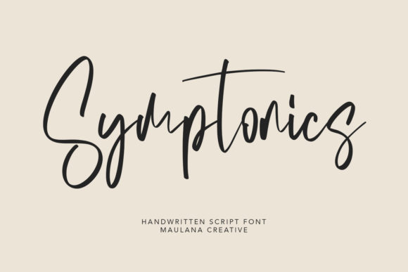 Symptonics Font Poster 1