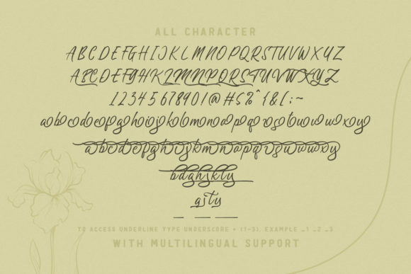 Tahnia Font Poster 10