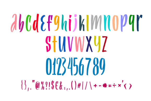 Tall Handwritten Font Poster 4