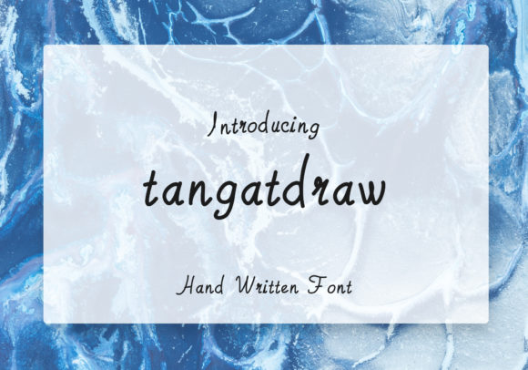 Tangatdraw Font Poster 1