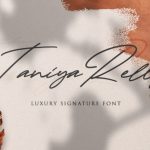 Taniya Relly Font Poster 1