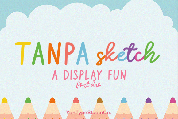 Tanpa Sketch Font Poster 1