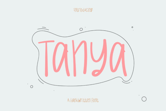 Tanya Font Poster 1