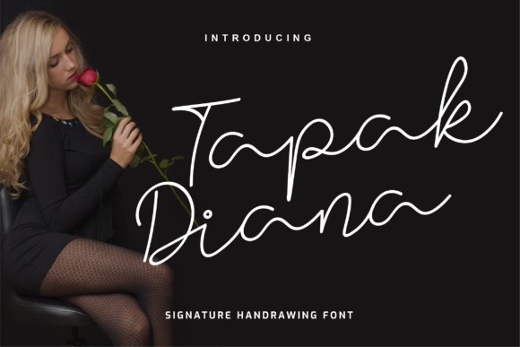 Tapak Diana Font Poster 1