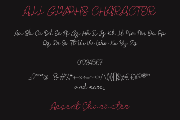 Tapak Diana Font Poster 9