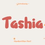 Tashia Font Poster 1