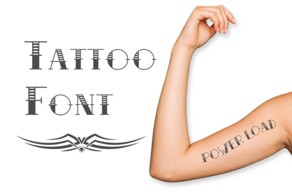Tattoo Font Poster 1