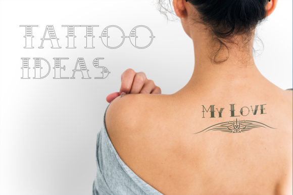 Tattoo Font Poster 3