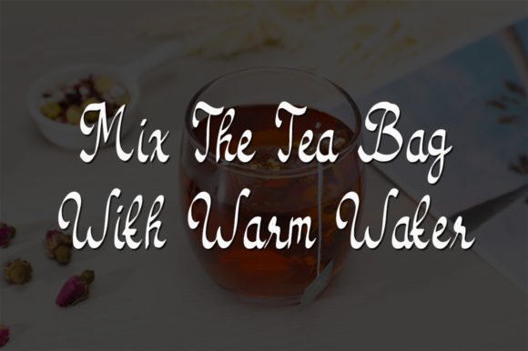 Tea Bag Font Poster 3