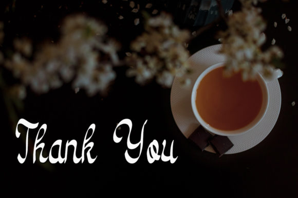 Tea Bag Font Poster 5