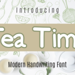 Tea Time Font Poster 1