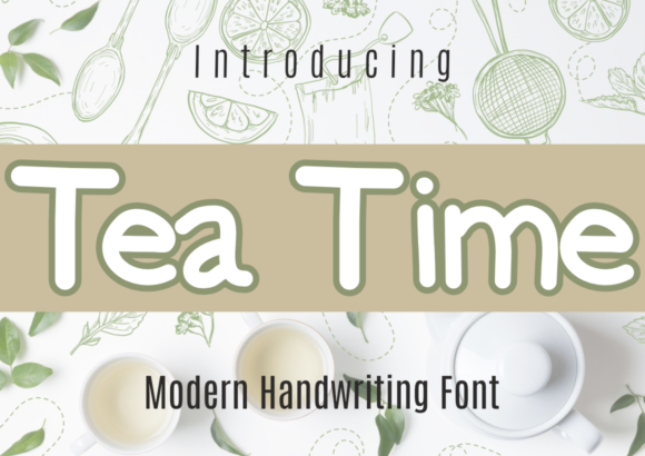 Tea Time Font Poster 1