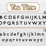 Tea Time Font Poster 3