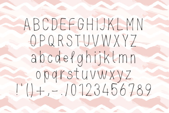 Teenage Diary Font Poster 2