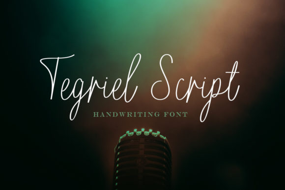 Tegriel Script Font Poster 1