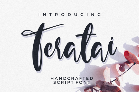 Teratai Font Poster 1