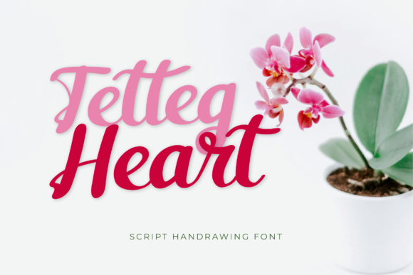 Tetteg Heart Font